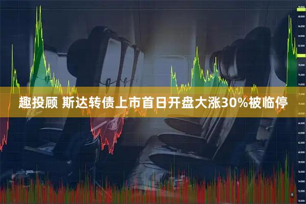 趣投顾 斯达转债上市首日开盘大涨30%被临停