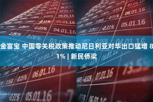 金富宝 中国零关税政策推动尼日利亚对华出口猛增 81% | 新民侨梁